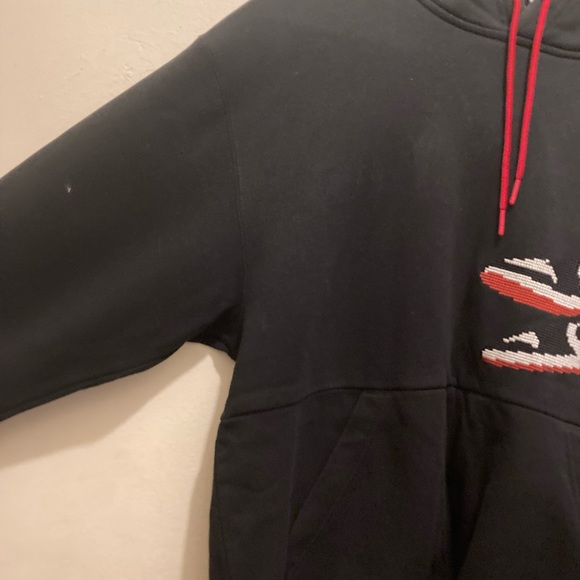 Embroided 'OG Black Toe' Jordan 1s Hoodie - Picture 3 of 10